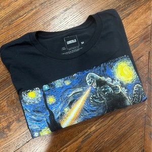 Godzilla Van Gogh T-shirt